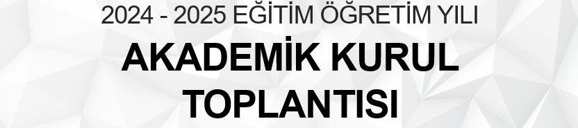 akademik kurul toplantısı